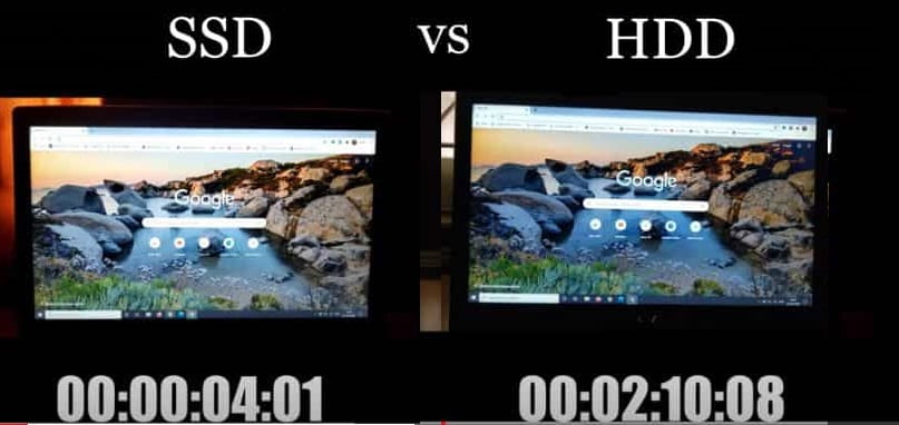 Speed of SSD vs HDD